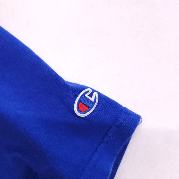 Champion Casual Short Sleeve Pullover T-Shirt Mens Size Extra Large XL Blue - Picture 5 of 10